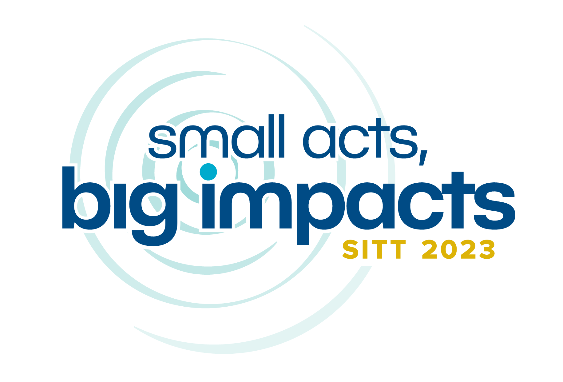 SITT 2023 logo: Small Acts, Big Impacts