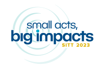 SITT 2023 logo: Small Acts, Big Impacts