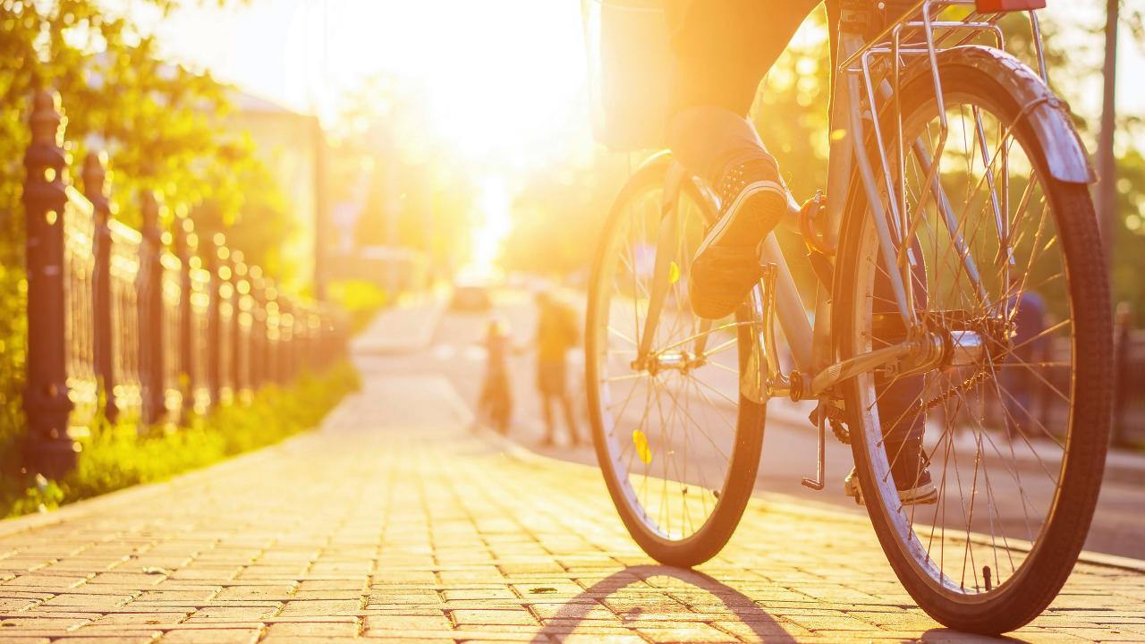 Bike in the sun
