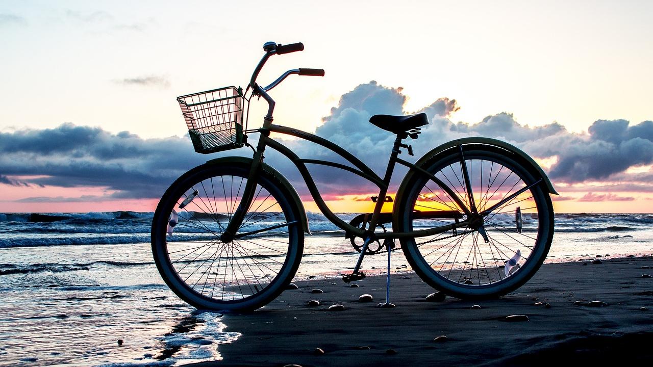 Bicycle on a beach