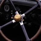 Vintage car steering wheel