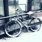 Bicycle in snow